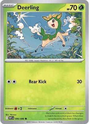 Deerling card from SV: White Flare