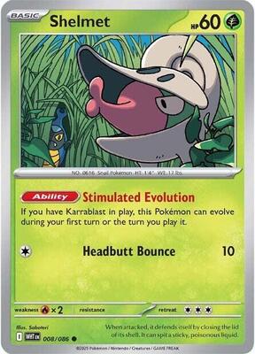 Shelmet card from SV: White Flare