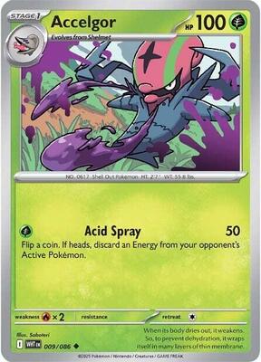 Accelgor card from SV: White Flare