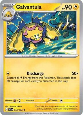 Galvantula card from SV: White Flare
