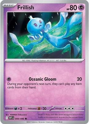 Frillish card from SV: White Flare