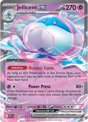 Jellicent ex card from SV: White Flare