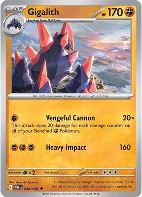 Gigalith card from SV: White Flare