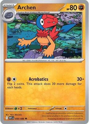 Archen card from SV: White Flare