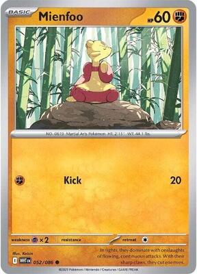 Mienfoo card from SV: White Flare