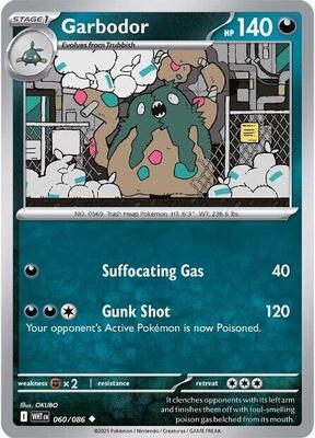 Garbodor card from SV: White Flare