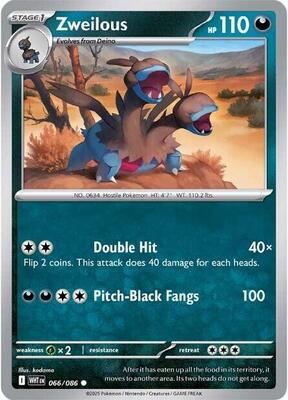 Zweilous card from SV: White Flare