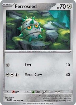 Ferroseed card from SV: White Flare