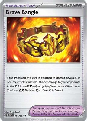 Brave Bangle card from SV: White Flare