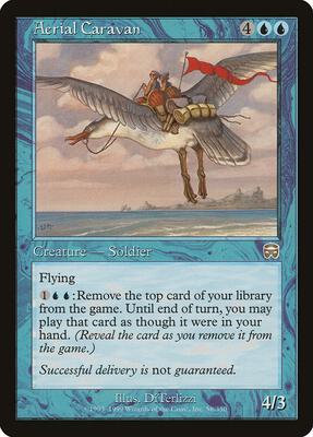 Aerial Caravan card from Mercadian Masques