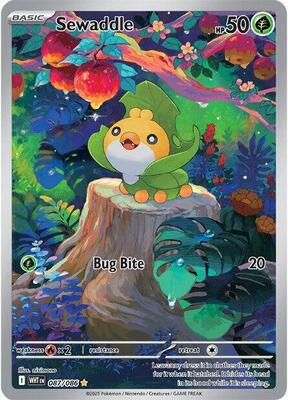 Sewaddle - 087/086 card from SV: White Flare