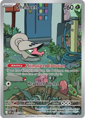 Shelmet - 093/086 card from SV: White Flare