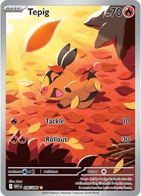 Tepig - 096/086 card from SV: White Flare