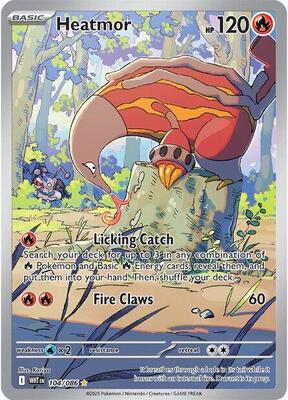 Heatmor - 104/086 card from SV: White Flare