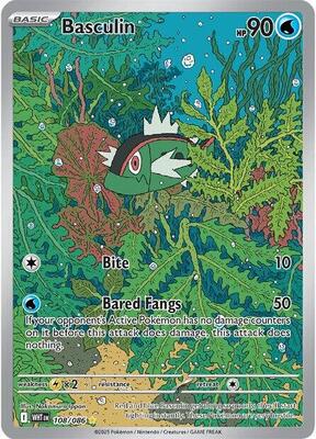 Basculin - 108/086 card from SV: White Flare