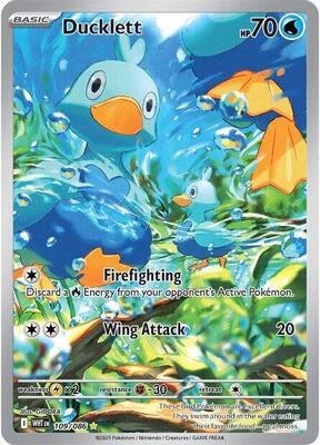 Ducklett - 109/086 card from SV: White Flare