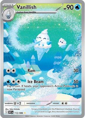 Vanillish - 112/086 card from SV: White Flare