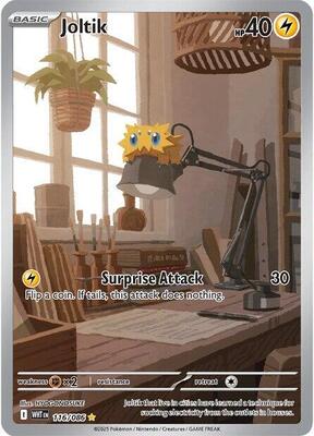 Joltik - 116/086 card from SV: White Flare