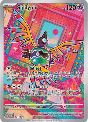 Sigilyph - 121/086 card from SV: White Flare