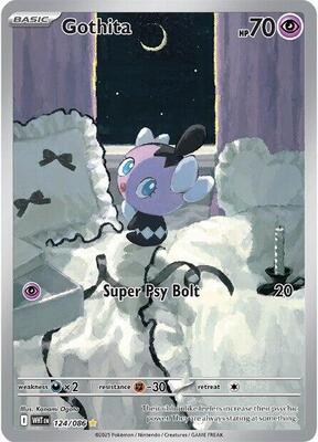 Gothita - 124/086 card from SV: White Flare