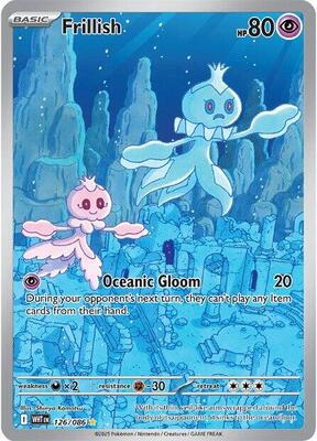 Frillish - 126/086 card from SV: White Flare