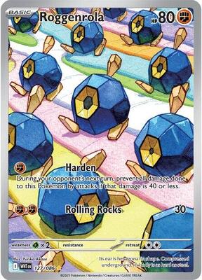 Roggenrola - 127/086 card from SV: White Flare