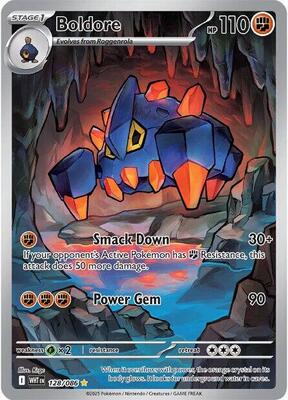 Boldore - 128/086 card from SV: White Flare