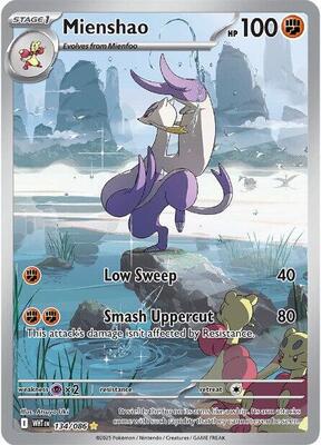 Mienshao - 134/086 card from SV: White Flare