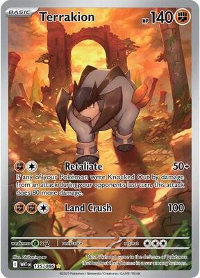 Terrakion - 135/086 card from SV: White Flare