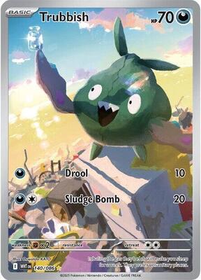 Trubbish - 140/086 card from SV: White Flare