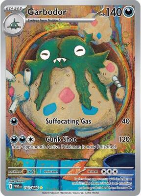 Garbodor - 141/086 card from SV: White Flare
