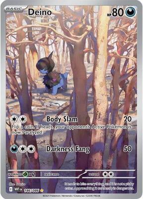 Deino - 146/086 card from SV: White Flare