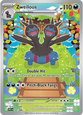 Zweilous - 147/086 card from SV: White Flare