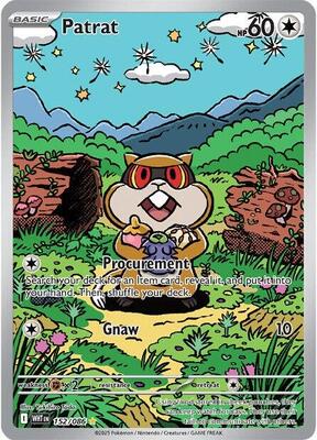 Patrat - 152/086 card from SV: White Flare