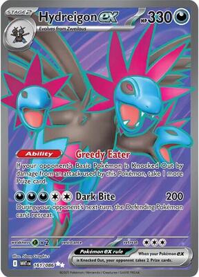 Hydreigon ex - 161/086 card from SV: White Flare