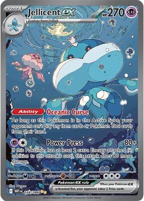 Jellicent ex - 168/086 card from SV: White Flare