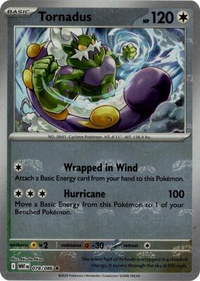Tornadus (Master Ball Pattern) card from SV: White Flare