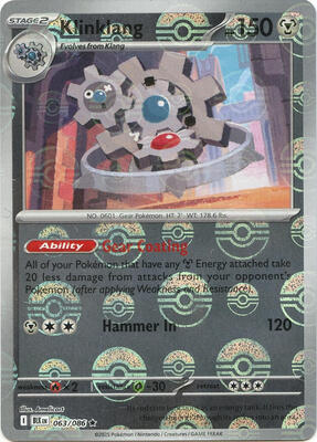 Klinklang (Poke Ball Pattern) card from SV: Black Bolt