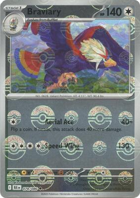 Braviary (Poke Ball Pattern) card from SV: Black Bolt