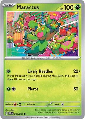 Maractus card from SV: Black Bolt