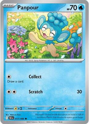 Panpour card from SV: Black Bolt