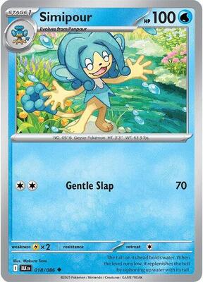 Simipour card from SV: Black Bolt