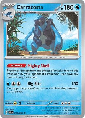 Carracosta card from SV: Black Bolt