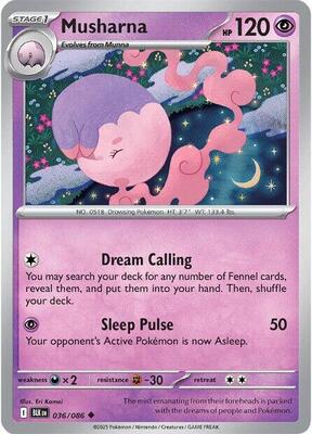Musharna card from SV: Black Bolt