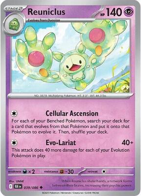 Reuniclus card from SV: Black Bolt