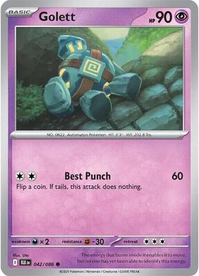 Golett card from SV: Black Bolt
