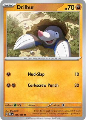 Drilbur card from SV: Black Bolt