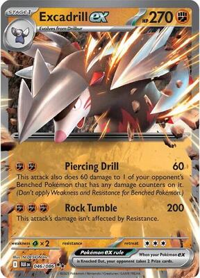 Excadrill ex card from SV: Black Bolt
