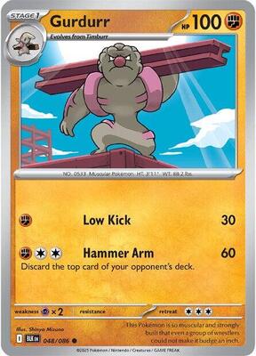 Gurdurr card from SV: Black Bolt