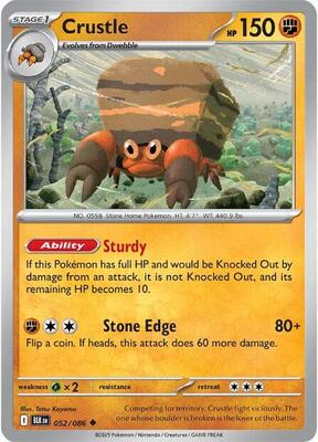Crustle card from SV: Black Bolt